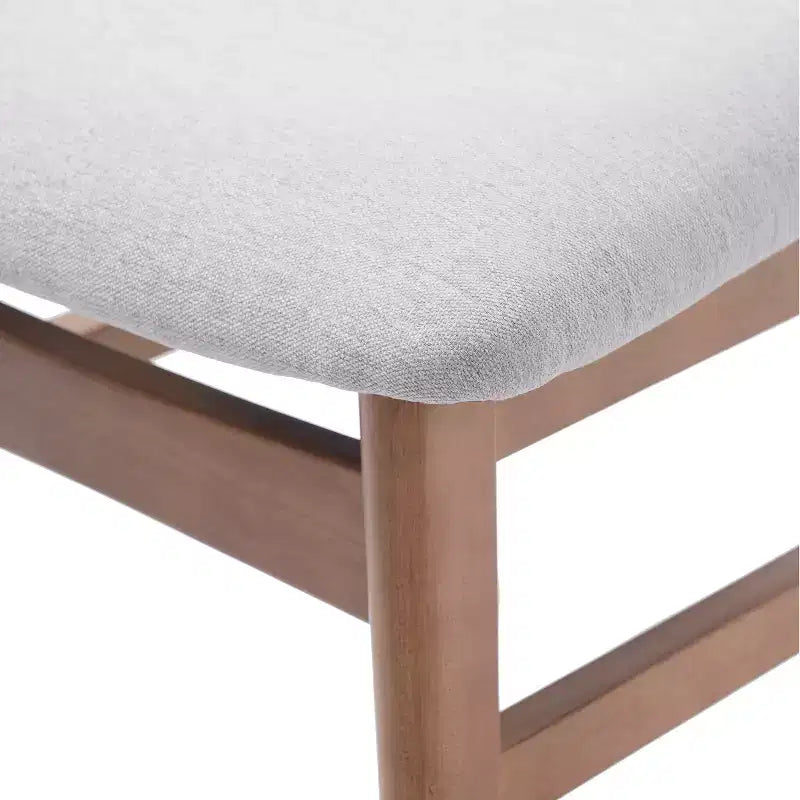 Chaise de salle à manger moderne en bois courbé