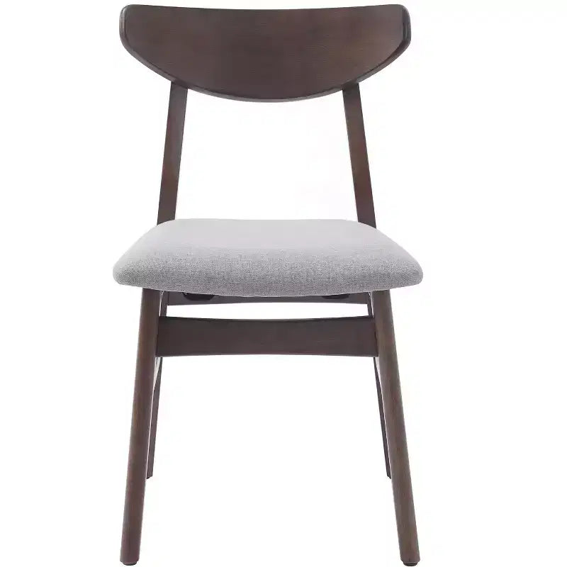 Chaise de salle à manger moderne en bois courbé