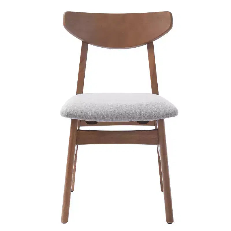 Chaise de salle à manger moderne en bois courbé