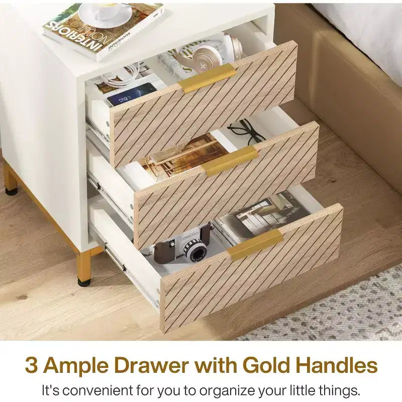 Table de chevet avec rangement pour chambre à coucher