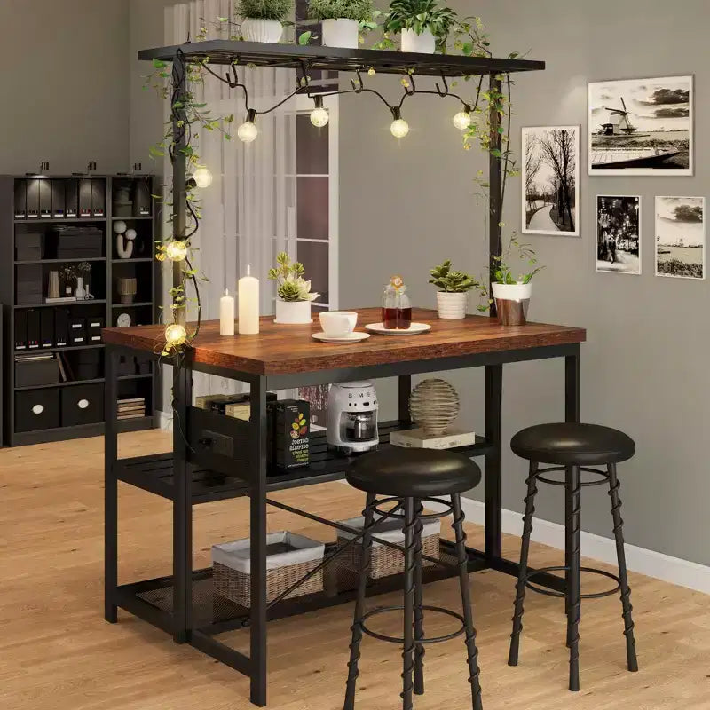 Îlot de cuisine avec fonction de rangement