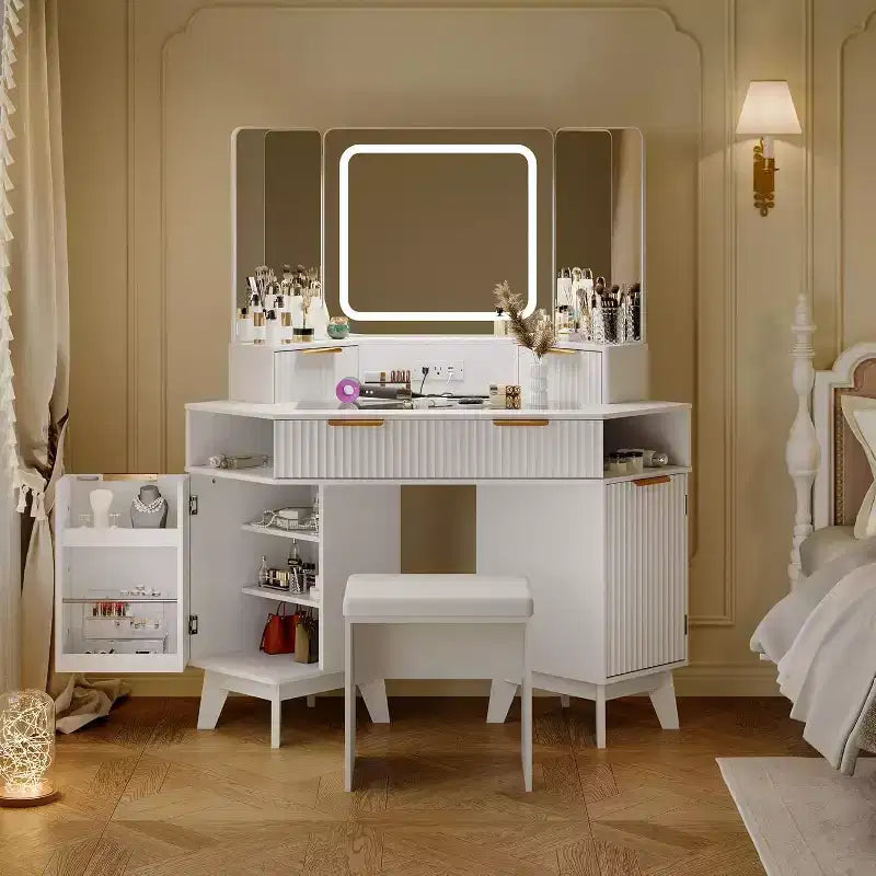 Meuble-lavabo d'angle moderne