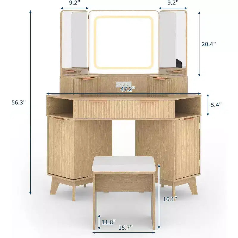 Meuble-lavabo d'angle moderne