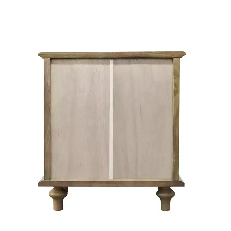 Table de chevet/table d'appoint de style rustique à quatre tiroirs