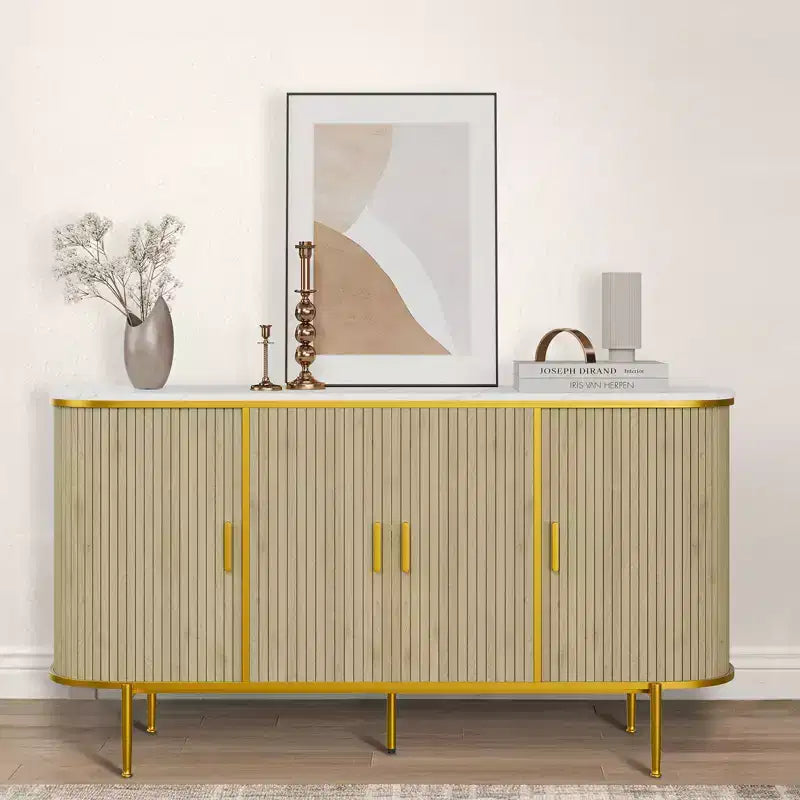 Buffet encastré/meuble de salle à manger médiéval