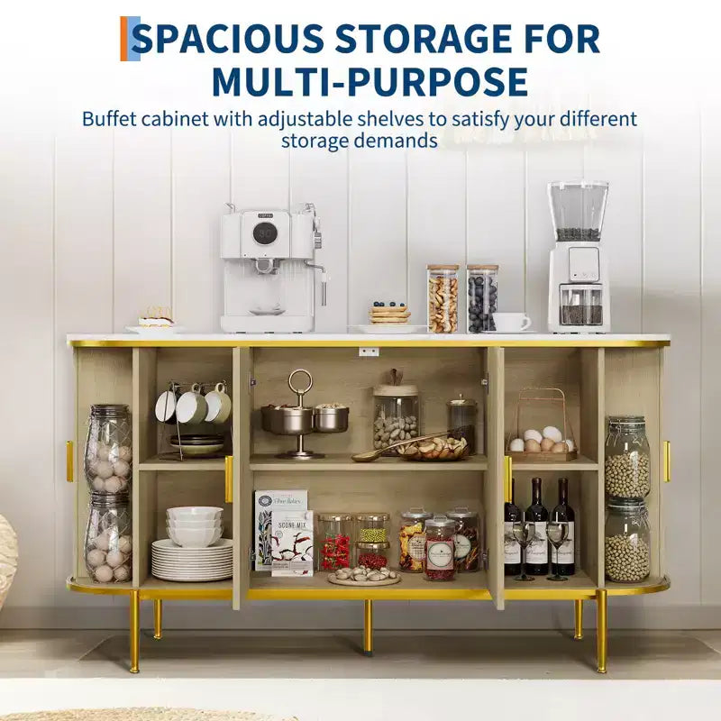 Buffet encastré/meuble de salle à manger médiéval