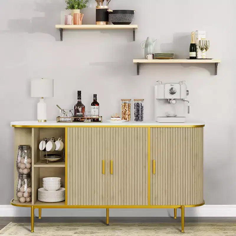 Buffet encastré/meuble de salle à manger médiéval