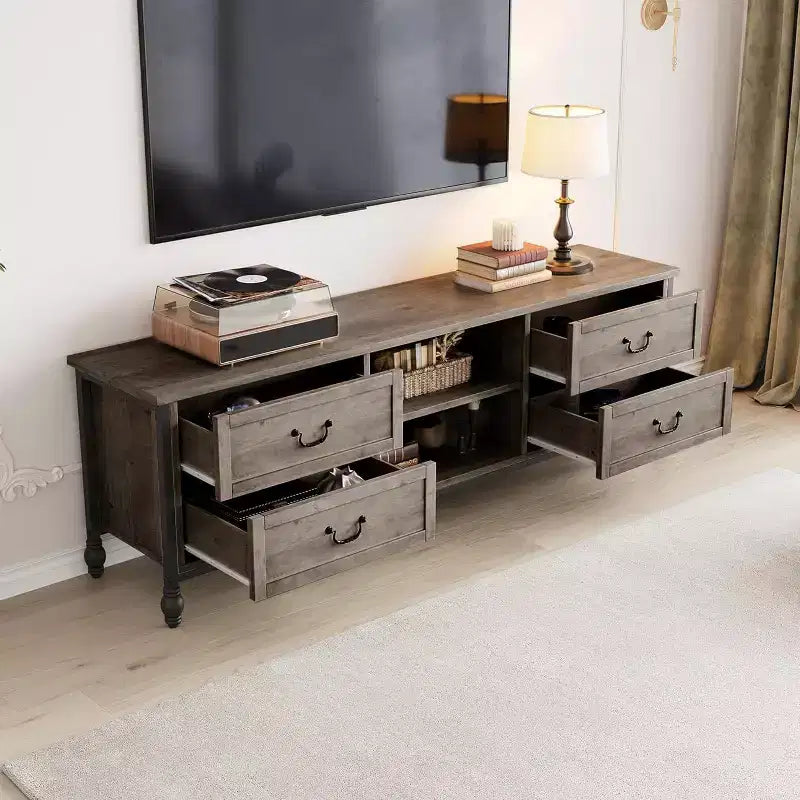 Meuble TV moderne de style médiéval