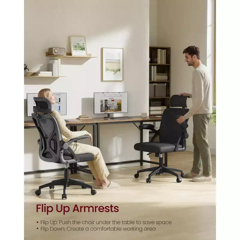 Fauteuil de bureau ergonomique en maille