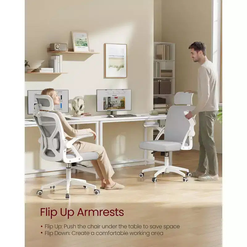 Fauteuil de bureau ergonomique en maille