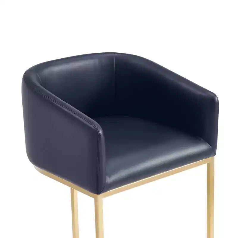Tabourets de bar, noir/titane