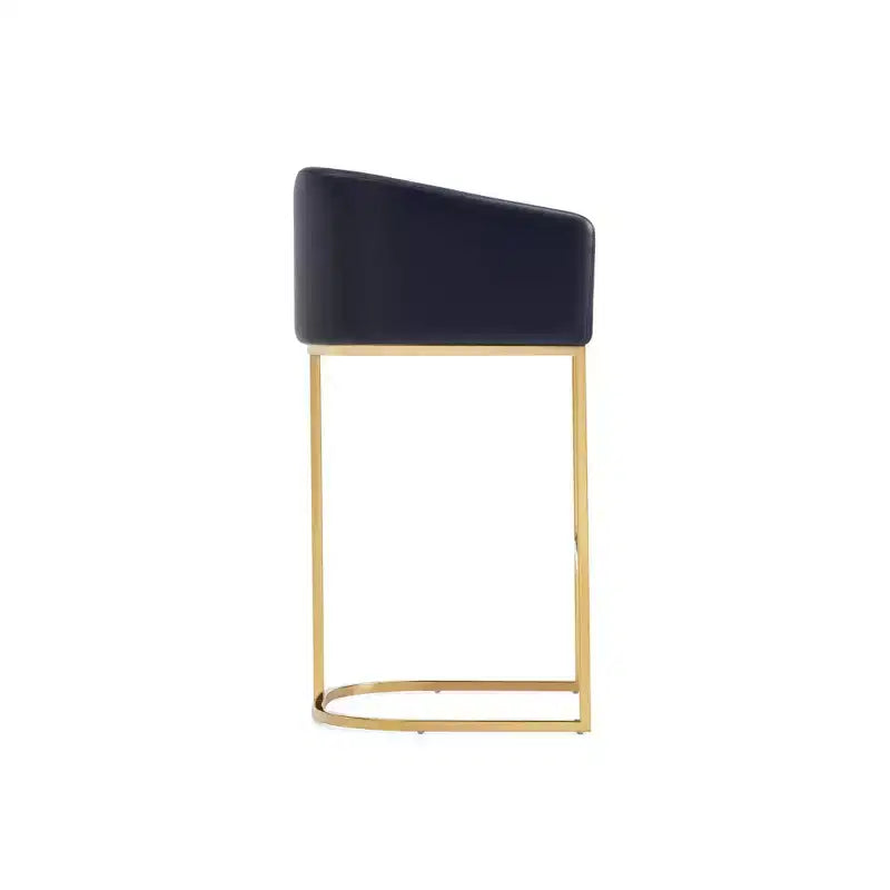Tabourets de bar, noir/titane