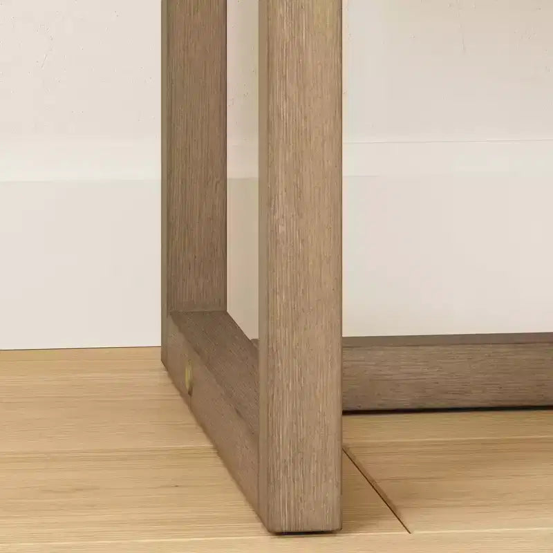 Table de chevet en bois marron