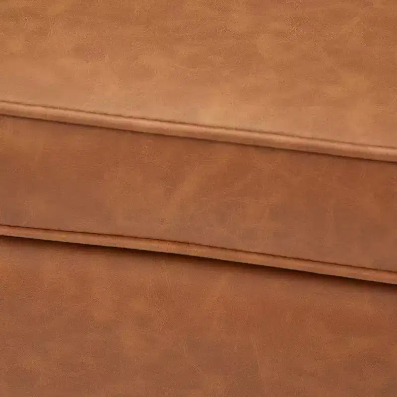 Banc de rangement marron