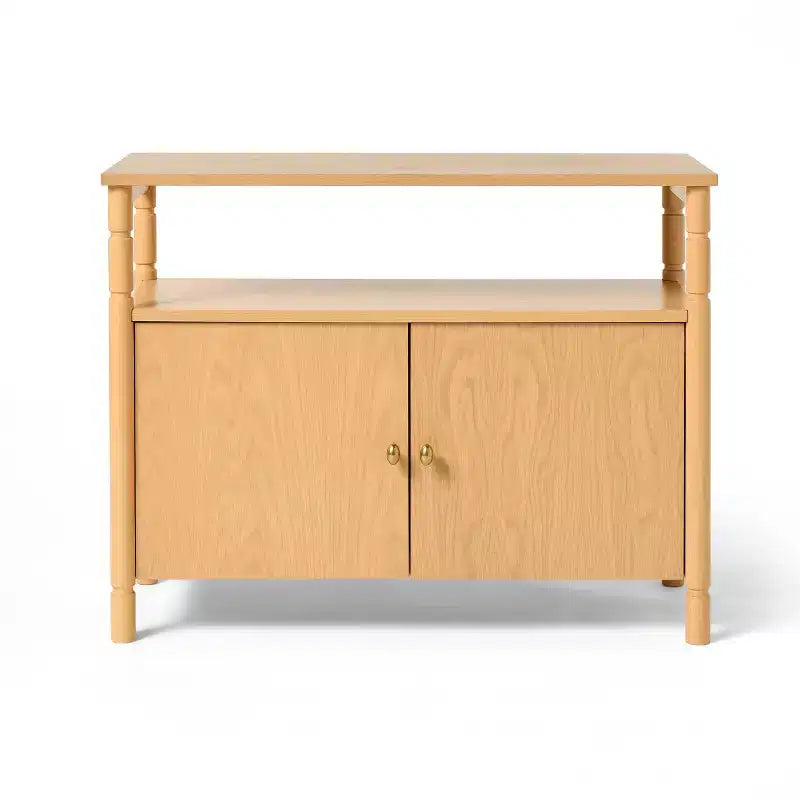 Meuble moderne en bois marron à deux portes