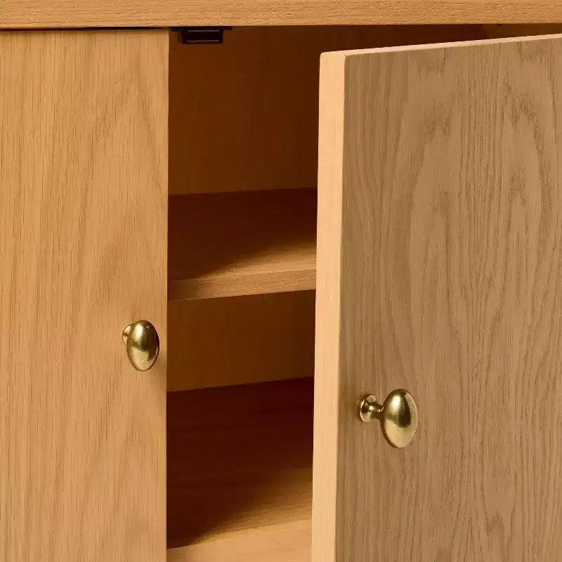 Meuble moderne en bois marron à deux portes