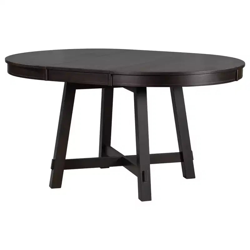 Table de salle à manger ronde avec rallonges