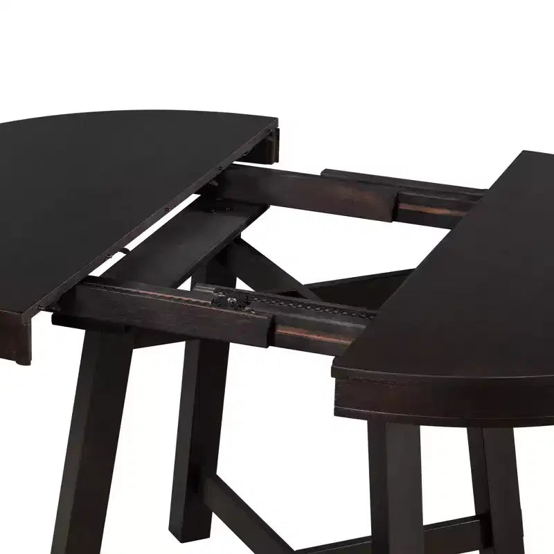 Table de salle à manger ronde avec rallonges