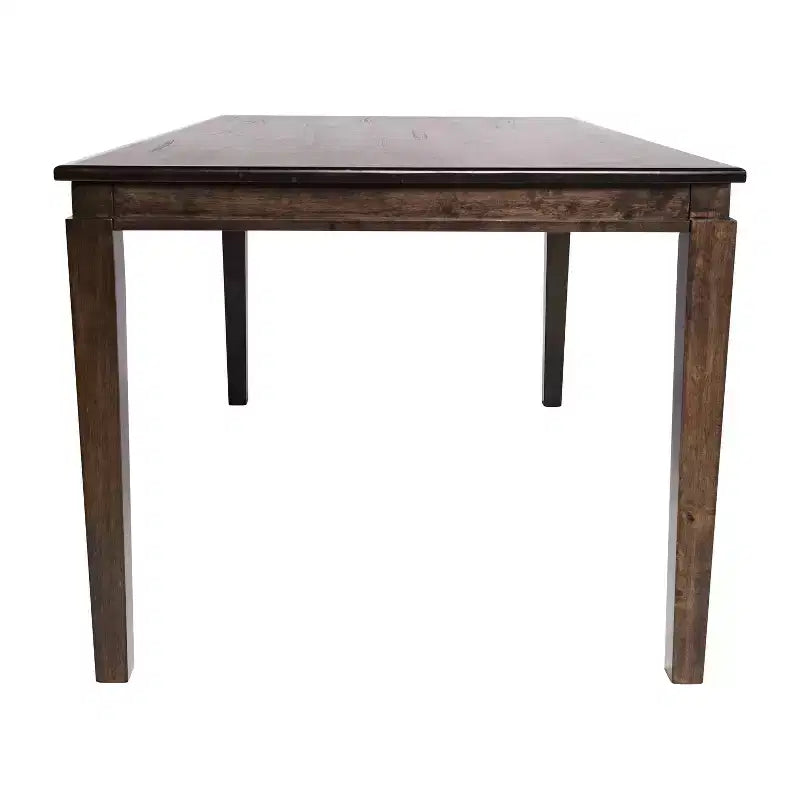Table à manger en bois pieds coniques