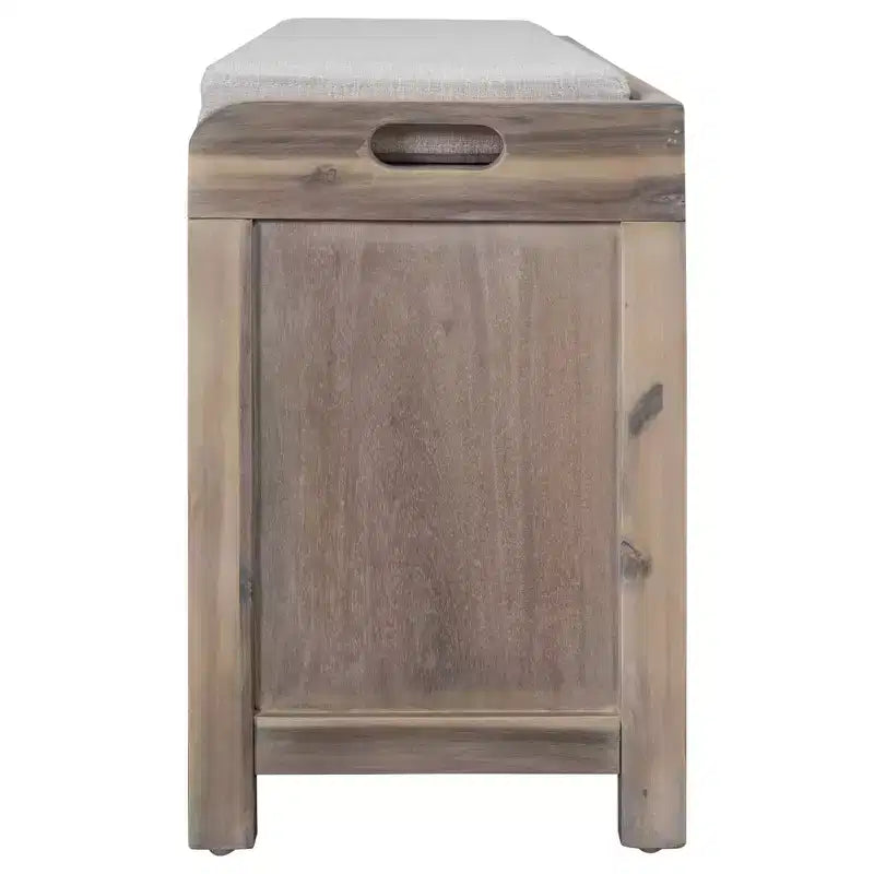 Banc de rangement d'entrée