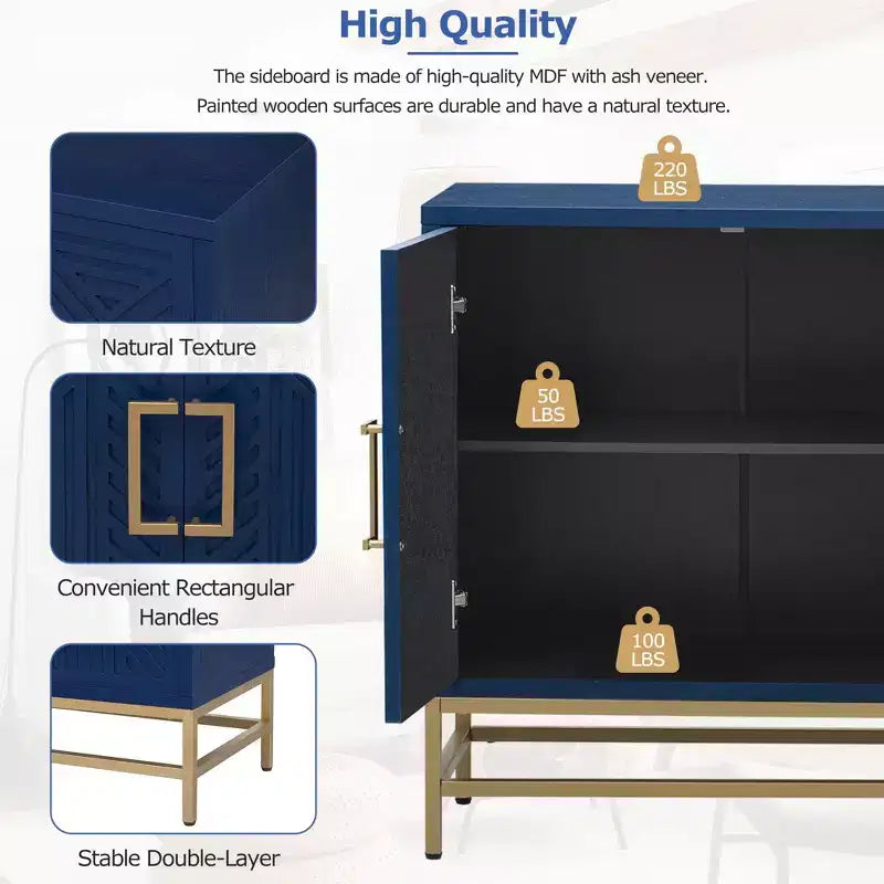 Buffet de rangement style rétro