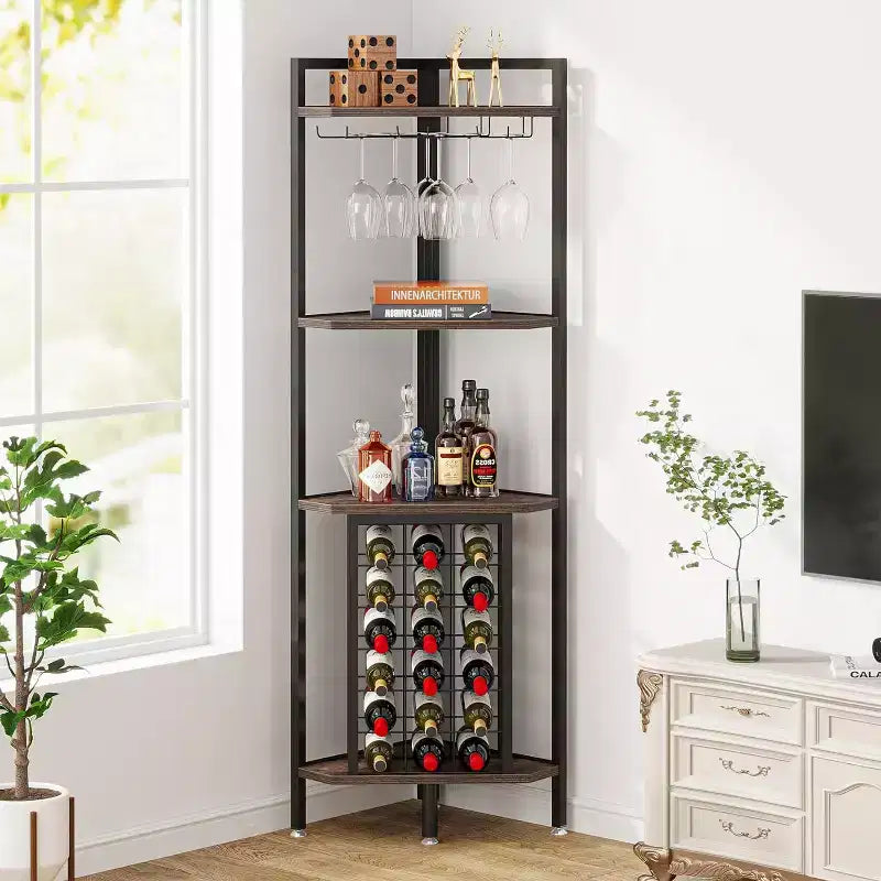 Meuble bar d'angle