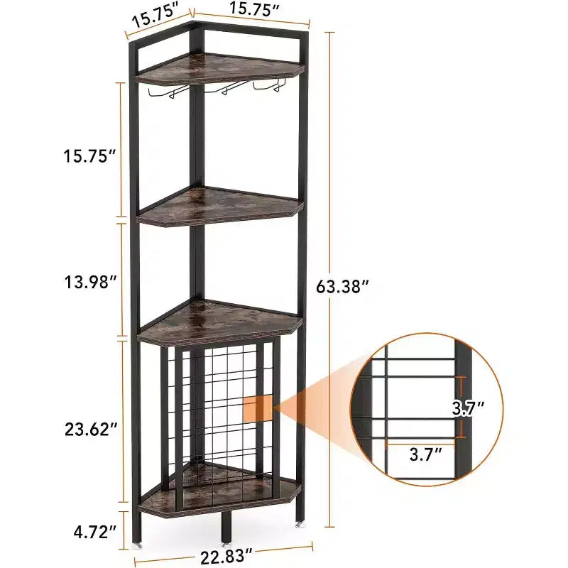 Meuble bar d'angle