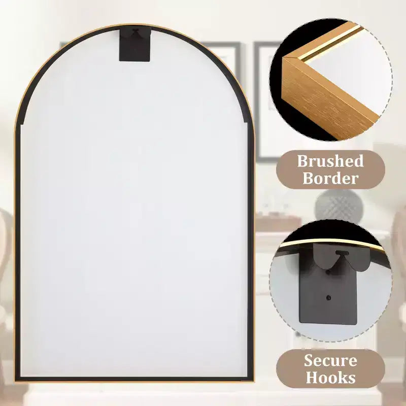 Miroir de courtoisie moderne en arc