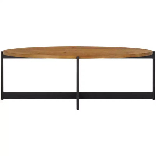 Digby Coffee Table - Natural Brown/Black - Safavieh