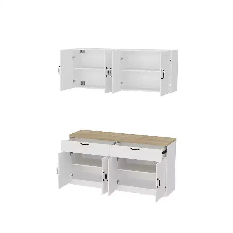 Meuble de cuisine et armoire de rangement de type fendu