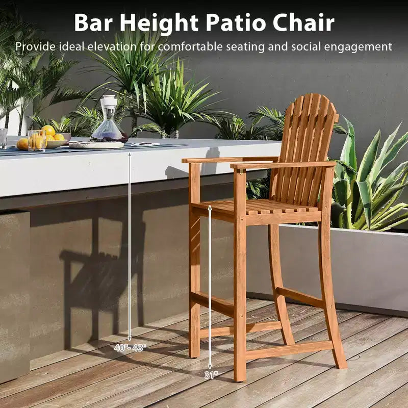 Tabourets de bar d'extérieur / tabourets de bar de terrasse